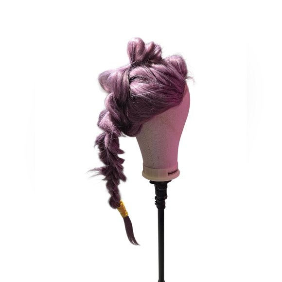 Lilac Lavender Lace Front Wig | 28” Straight | Swiss Lace Rumi Kpop Demon Hunter - Picture 4 of 16